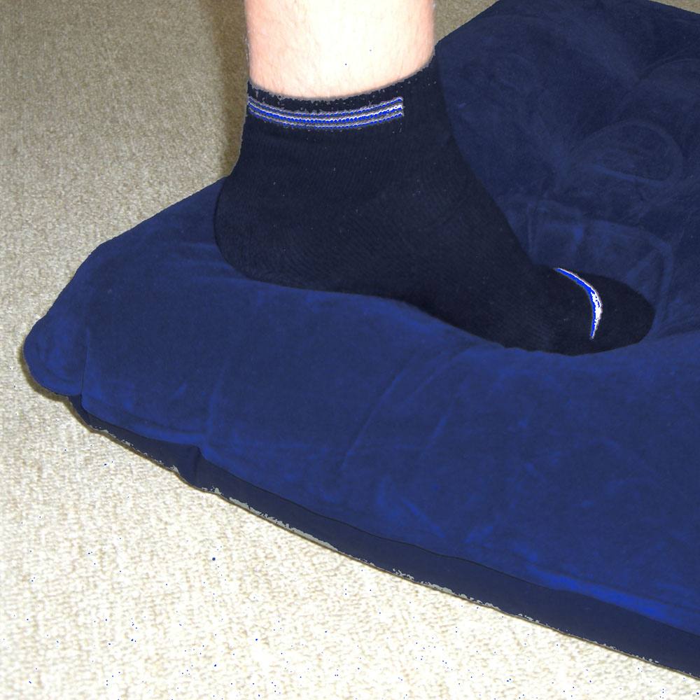 Colchão Inflável Solteiro Zenite NTK com Inflador Embutido