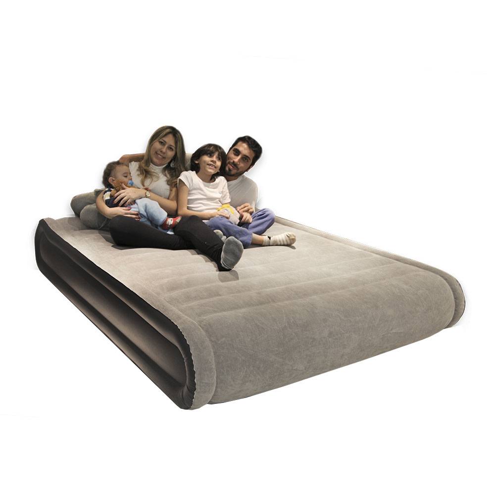 Colchão inflável king Brunei com altura extra dimensionada que suporta 250kg NTK