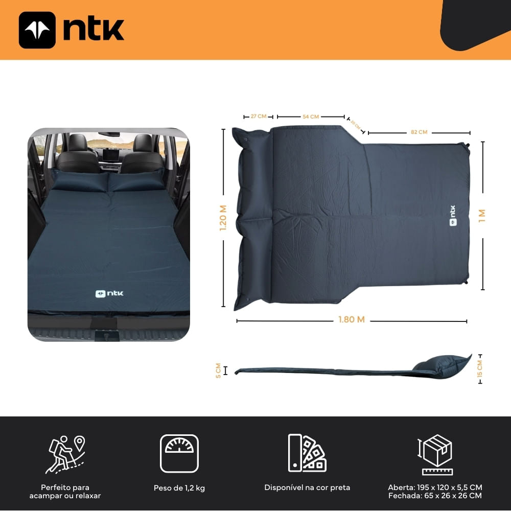 Colchão Casal Auto Inflável Doblo NTK