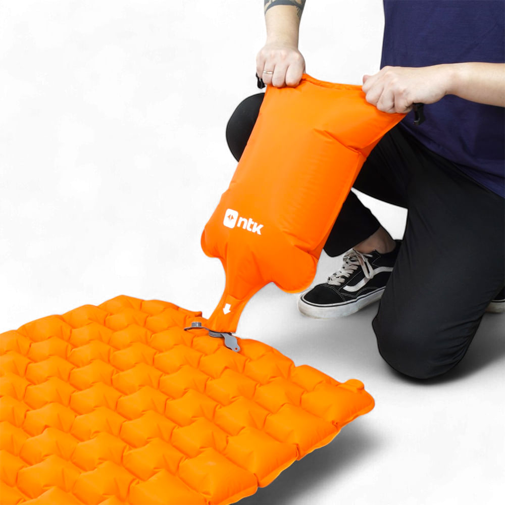 Colchonete Inflável 192x60x5cm Nylon TPU Sleep Pack NTK