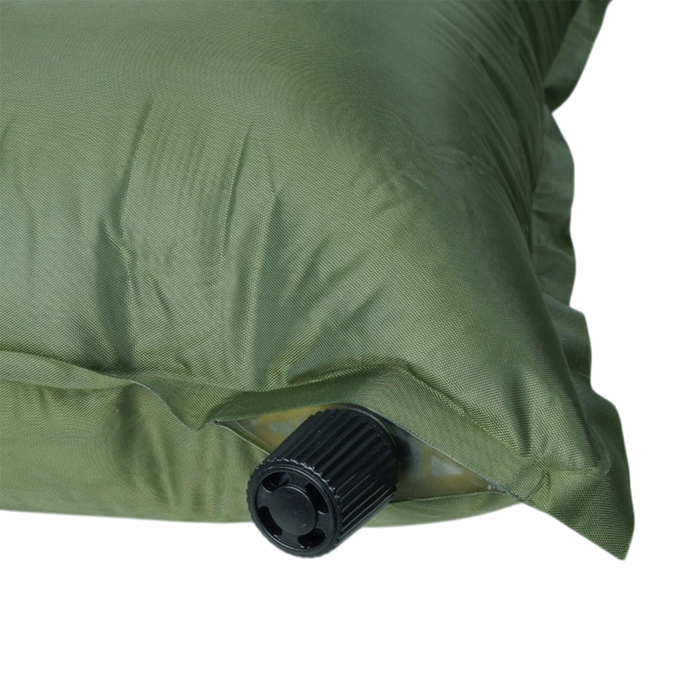 Travesseiro Auto Inflável 45x20x10cm Poliéster PVC Comfy NTK