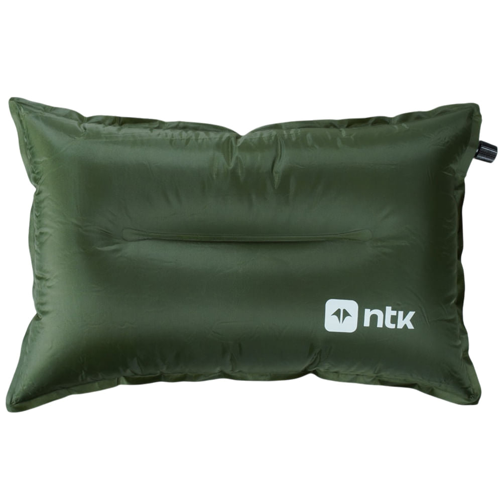 Travesseiro Auto Inflável 45x20x10cm Poliéster PVC Comfy NTK