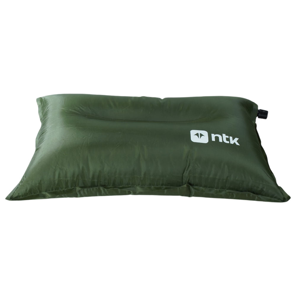 Travesseiro Auto Inflável 45x20x10cm Poliéster PVC Comfy NTK