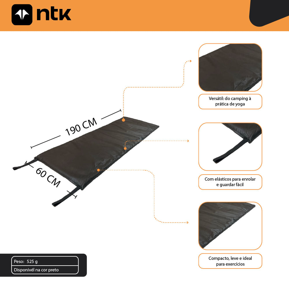 Colchonete solteiro Goya de tnt NTK