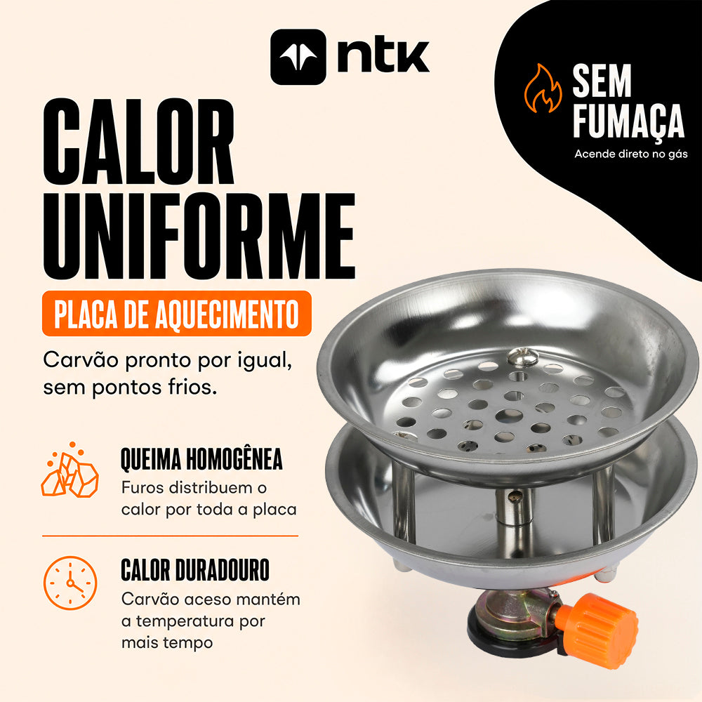 Acendedor de Carvão Carbon NTK a Gás