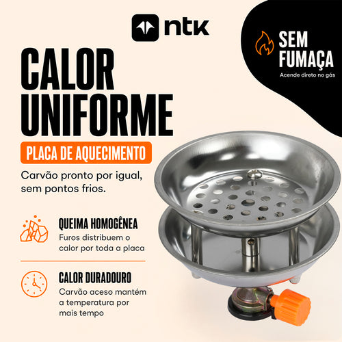 Acendedor de Carvão Carbon NTK a Gás