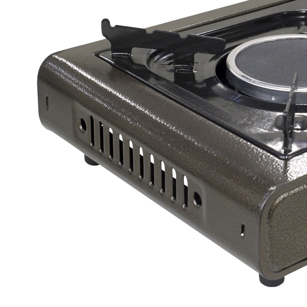 Fogareiro de Mesa Portátil Duo Ceramik NTK com Queimador de Cerâmica e Maleta