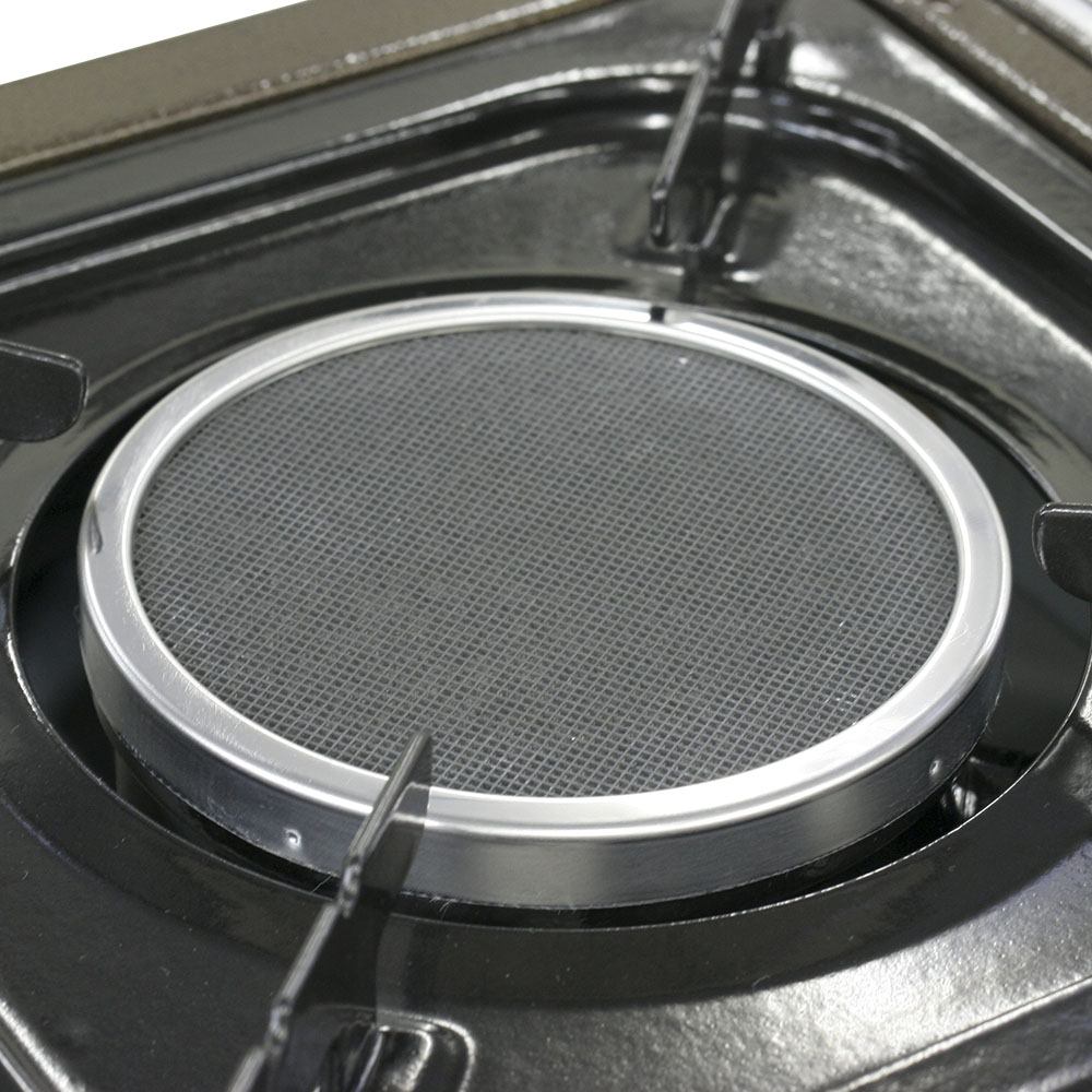 Fogareiro de Mesa Portátil Duo Ceramik NTK com Queimador de Cerâmica e Maleta