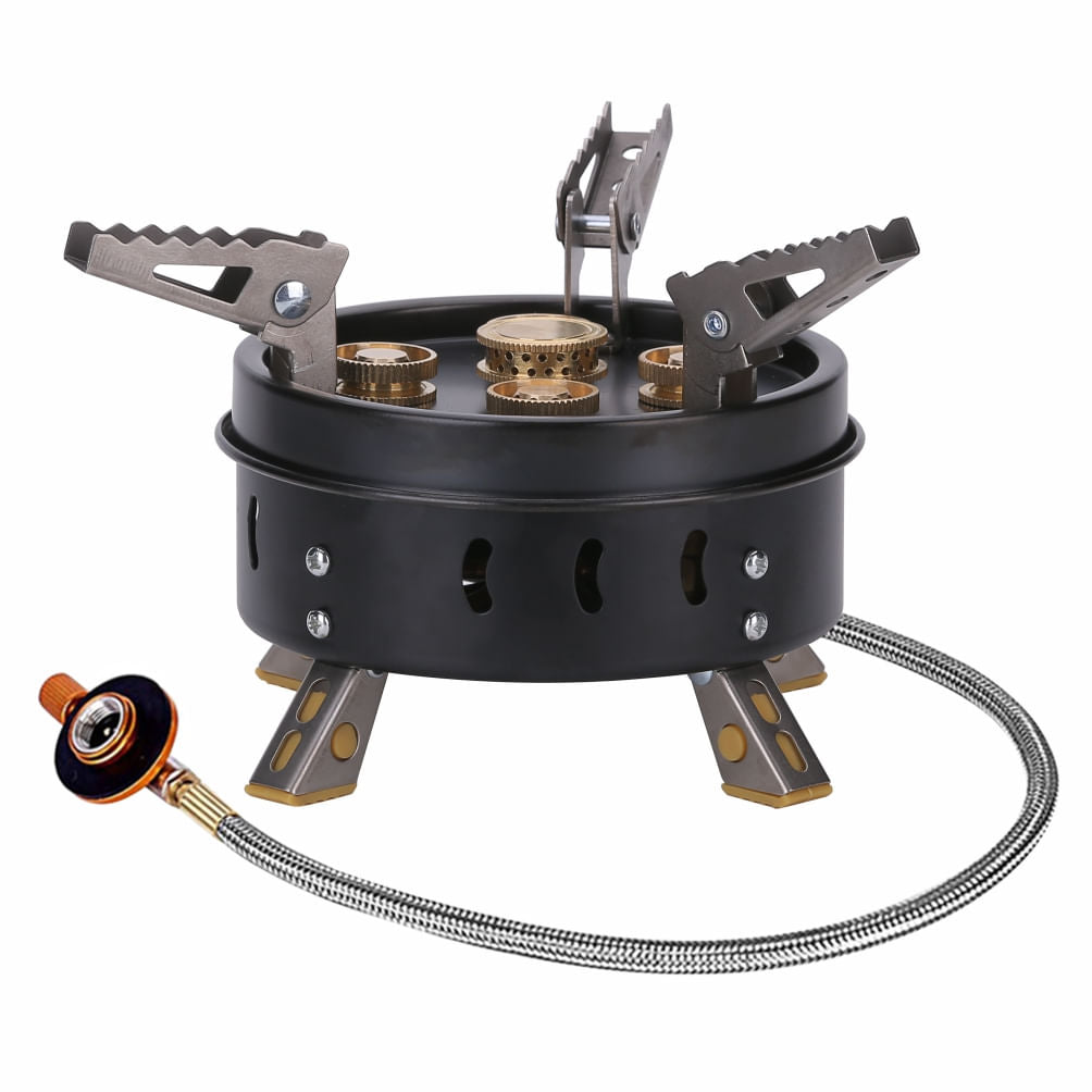 Fogareiro Super Chama Compacto Com Acendedor Portátil NTK