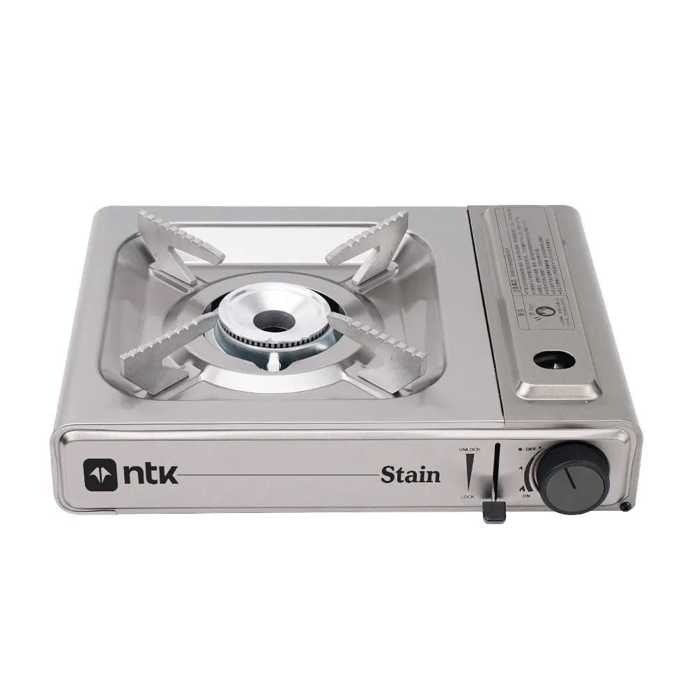 Fogareiro Stain NTK em Aço Inox com Ignição Automática e Flex Fuel