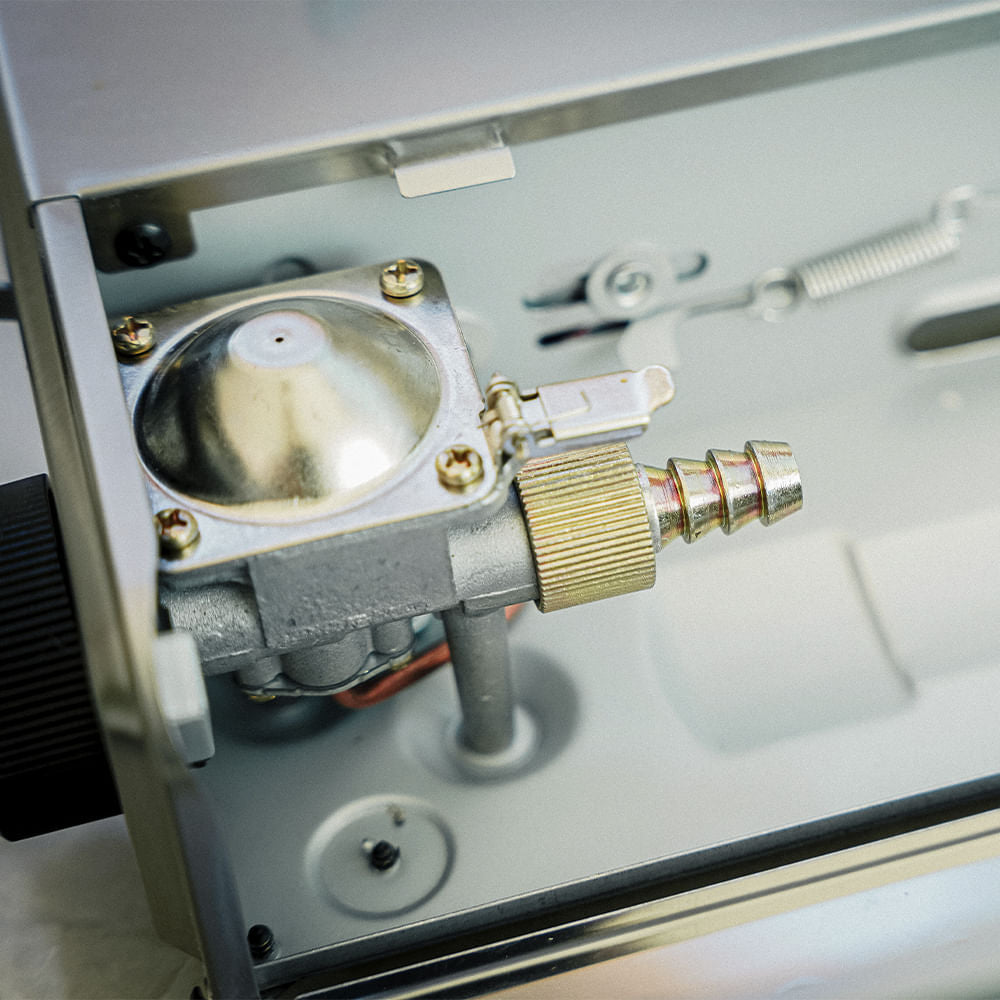 Fogareiro Stain NTK em Aço Inox com Ignição Automática e Flex Fuel