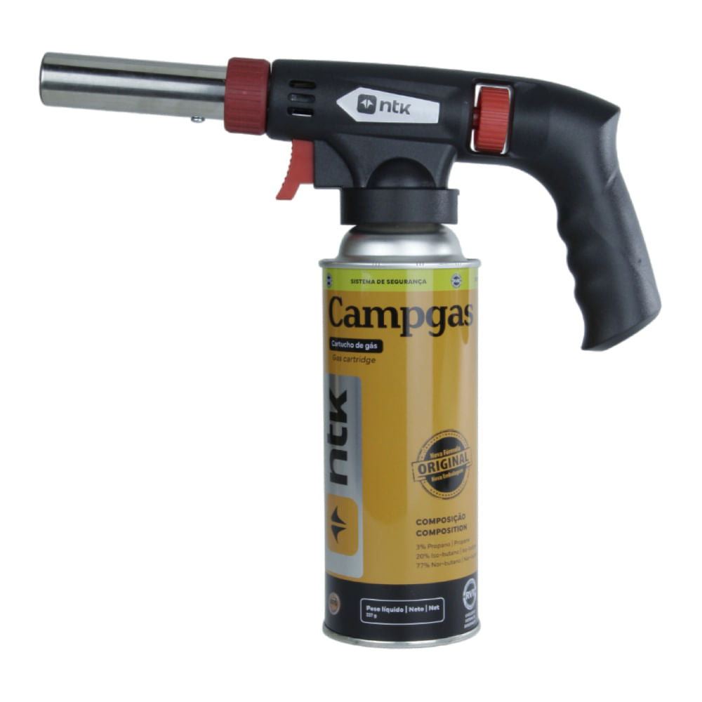 Maçarico Portátil Ikon Mini com Ignição Automática NTK