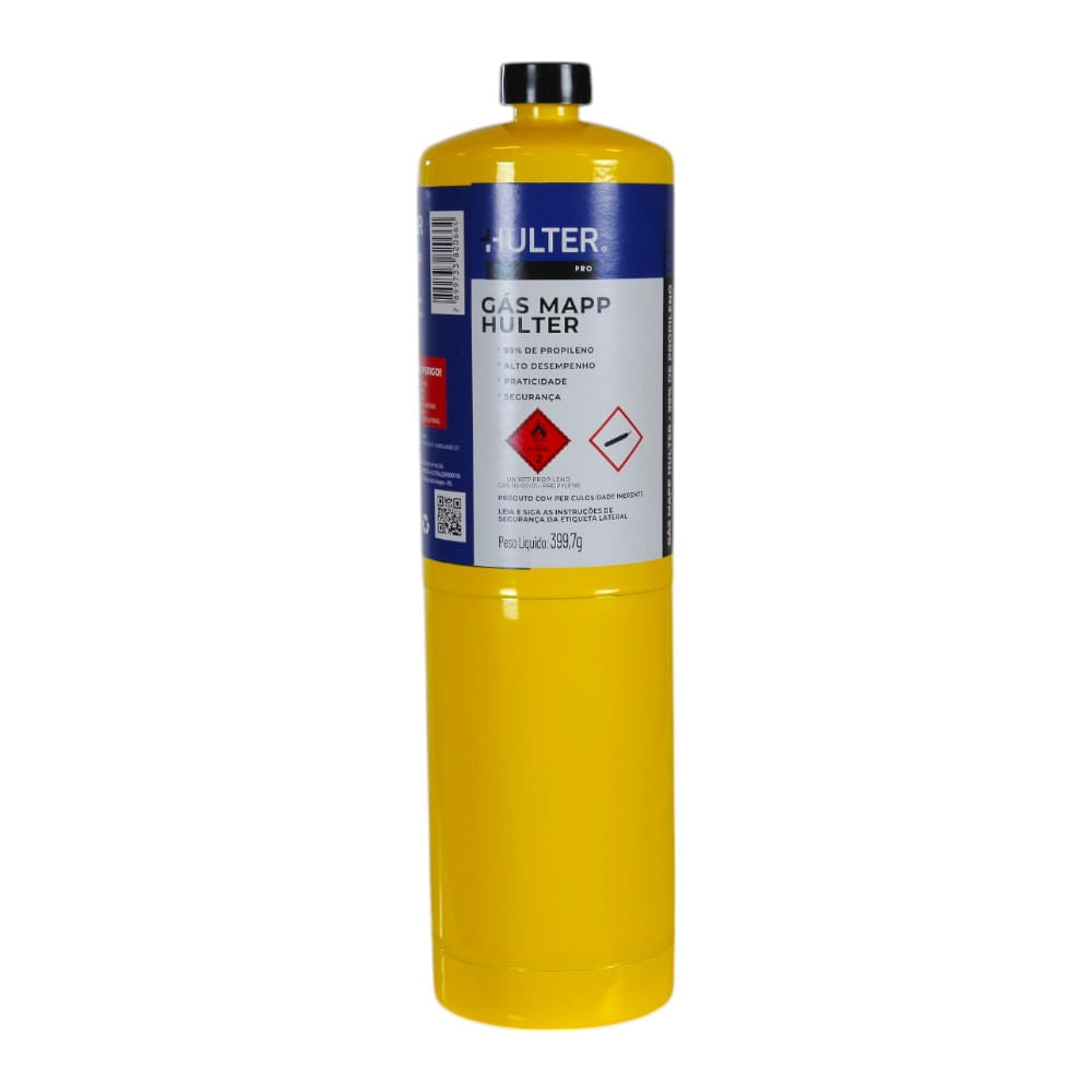 Gás MAPP Pro 99% Propileno Hulter