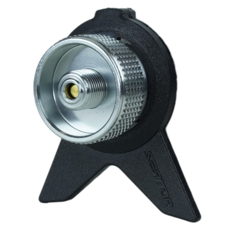 Adaptador para Campgás Compacto em Alumínio e Plástico com Controle Rotativo 5cm NTK