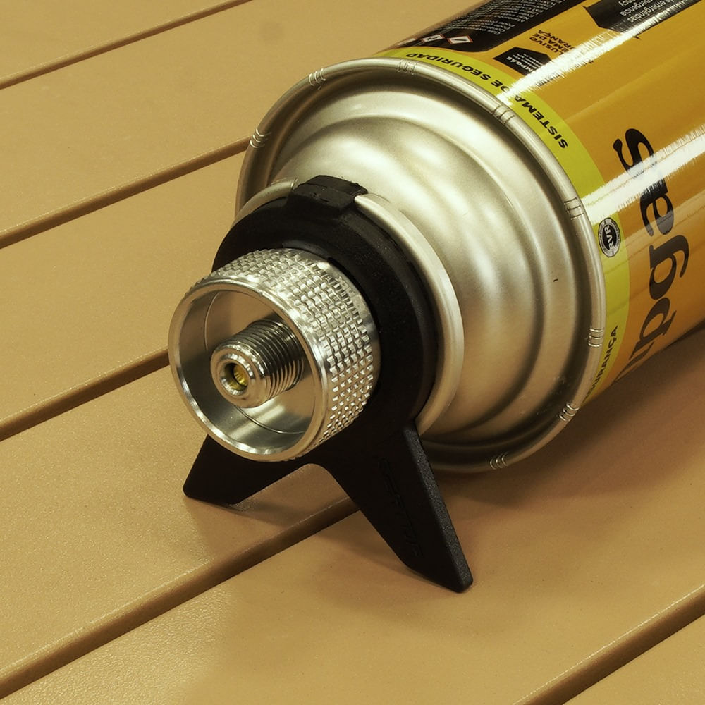 Adaptador para Campgás Compacto em Alumínio e Plástico com Controle Rotativo 5cm NTK