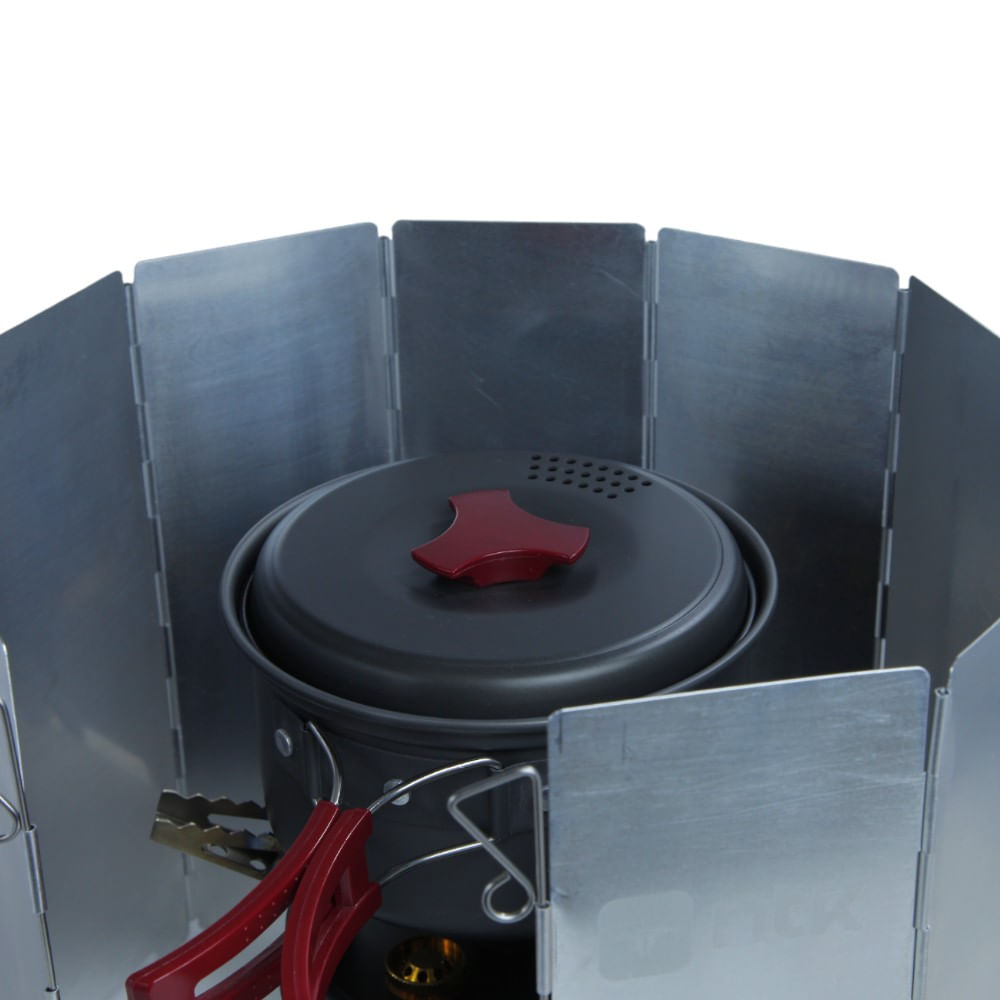 Escudo para Fogareiro P da NTK Proteção Compacta Contra o Vento