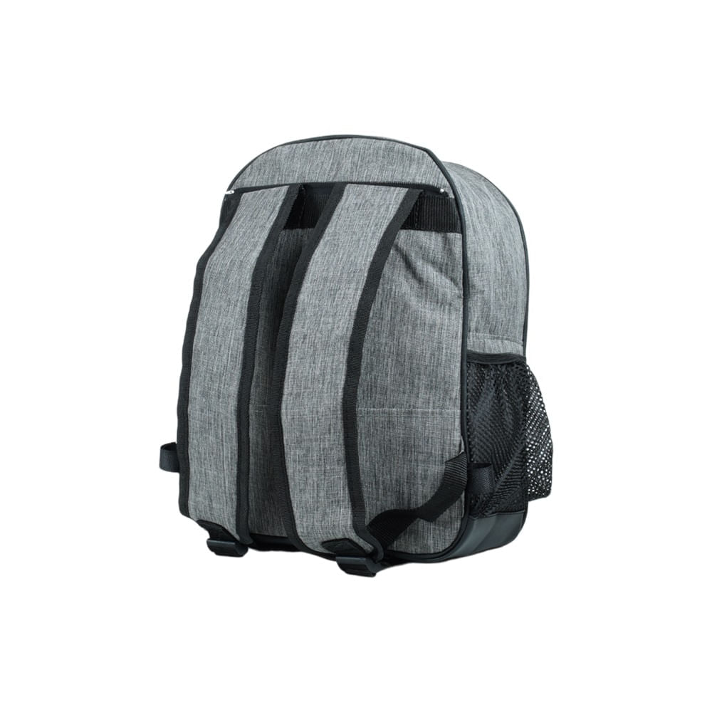 Banqueta com Mochila Spacio Estrutura de Aço Compacta Cinza NTK