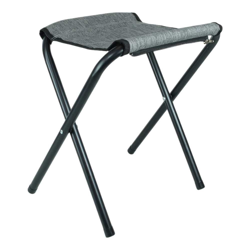 Banqueta com Mochila Spacio Estrutura de Aço Compacta Cinza NTK