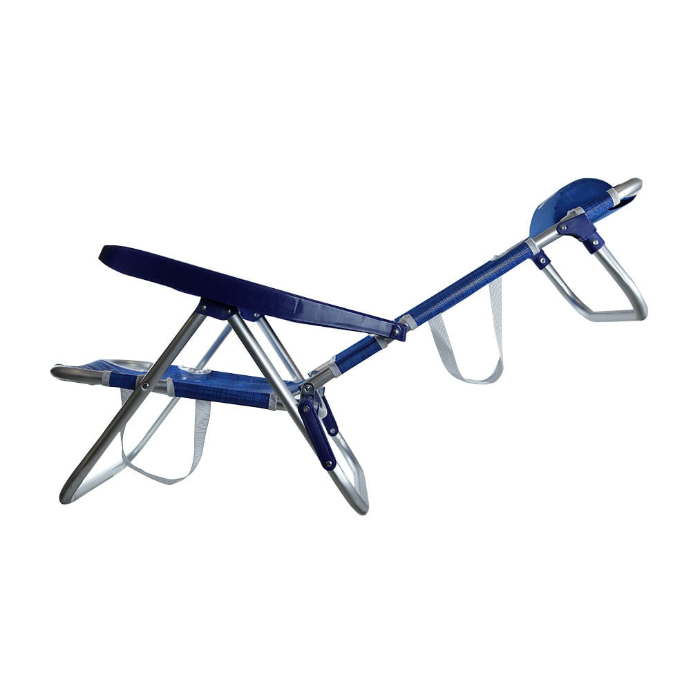 Cadeira de Praia Dobrável Com Encosto de Cabeça Verão NTK