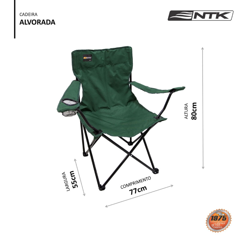 Cadeira Dobrável Alvorada NTK