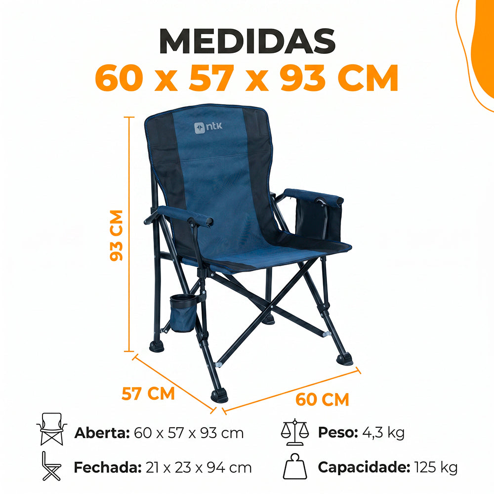 Cadeira Dobrável Diretor Astra NTK