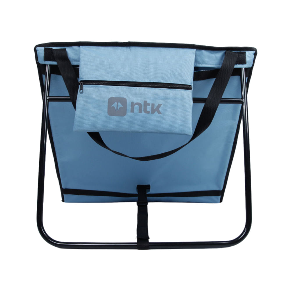 Espreguiçadeira e Esteira Portátil de Praia com Almofada Alça e Bolso NTK