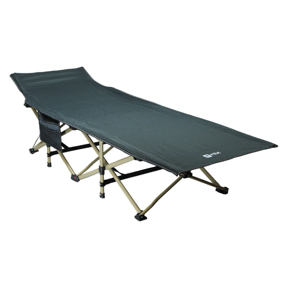 Cama Dobrável Dream Estrutura de Aço 190x70cm Cinza NTK - Nautika