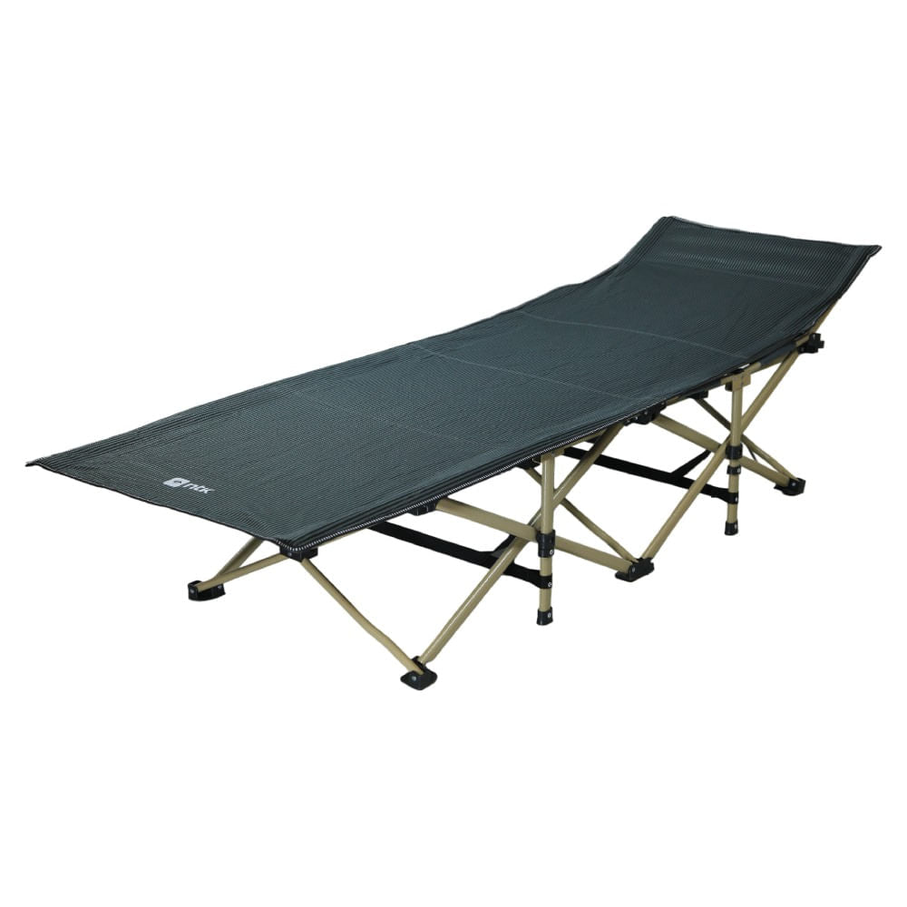 Cama Dobrável Dream Estrutura de Aço 190x70cm Cinza NTK