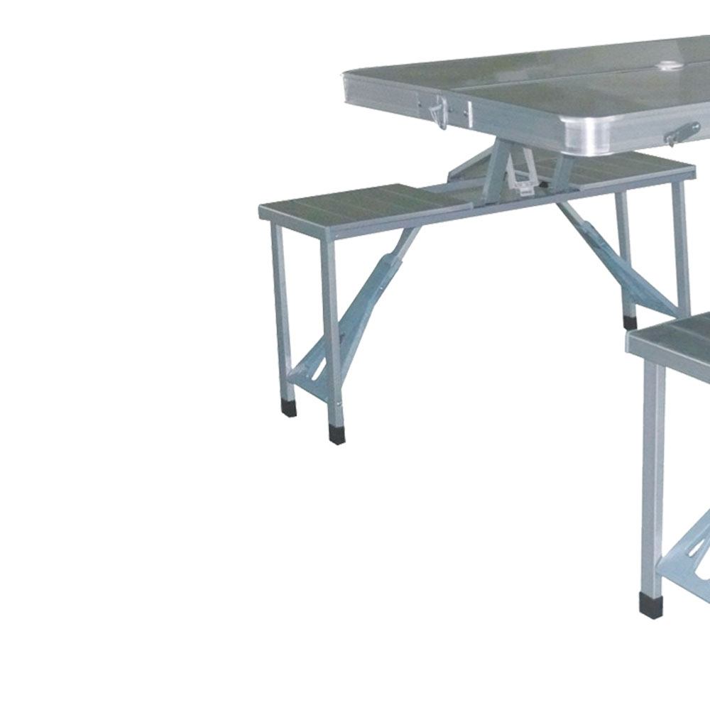 Conjunto de mesa e banquetas dobrável Konrad NTK