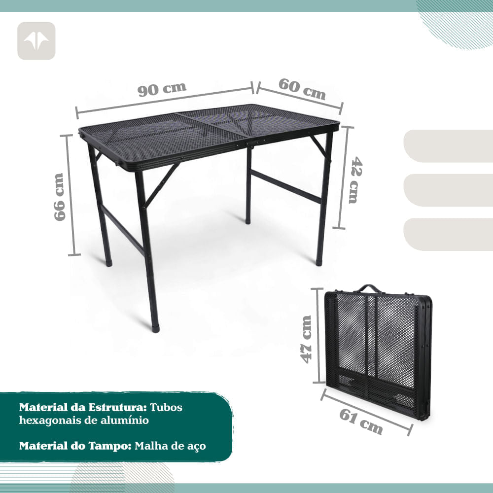 Mesa Dobrável Trucker NTK