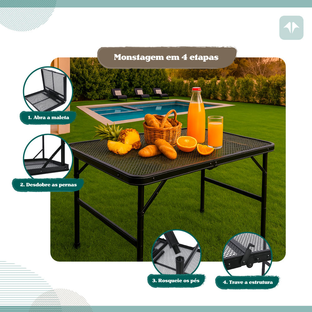 Mesa Dobrável Trucker NTK