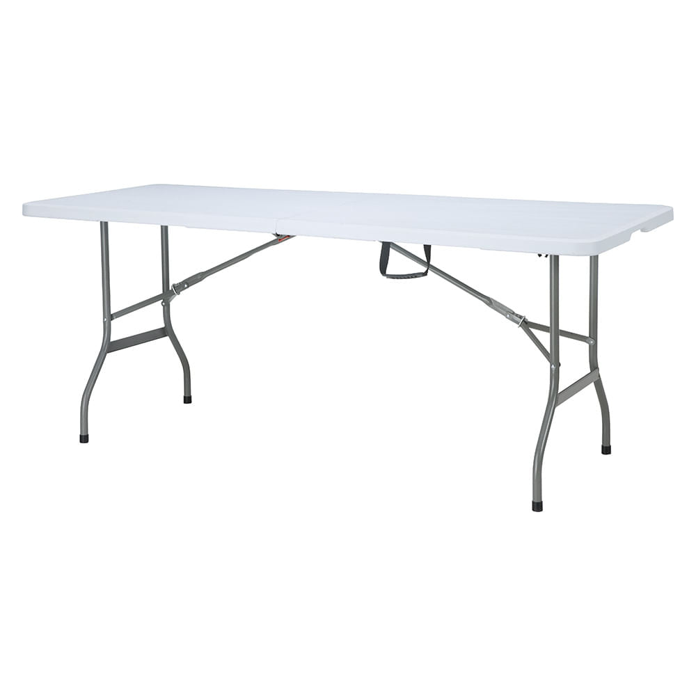 Combo Mesa Dobrável Robust 1,80m NTK + Toalha de Mesa Stretch para Robust 180 NTK