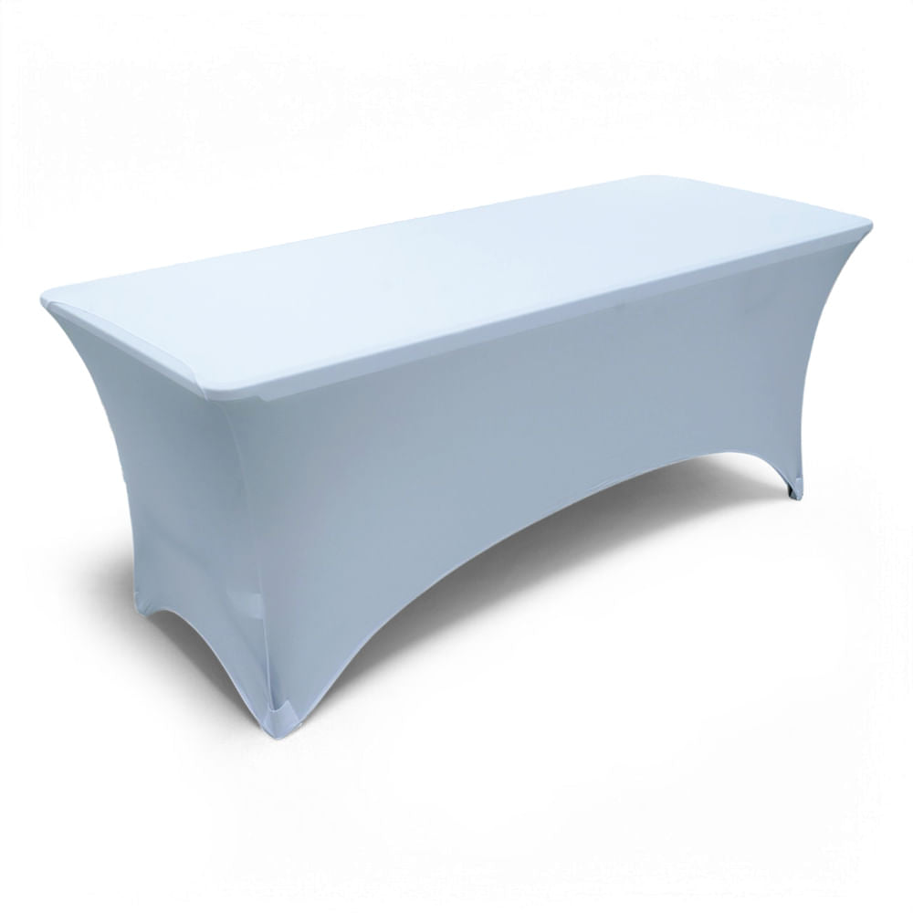 Combo Mesa Dobrável Robust 1,80m NTK + Toalha de Mesa Stretch para Robust 180 NTK