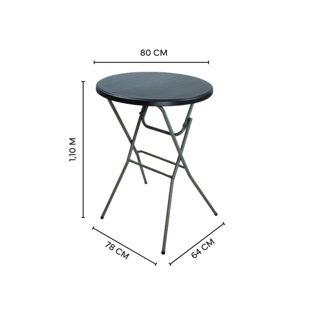 Mesa Robust Bistrô Dobrável NTK