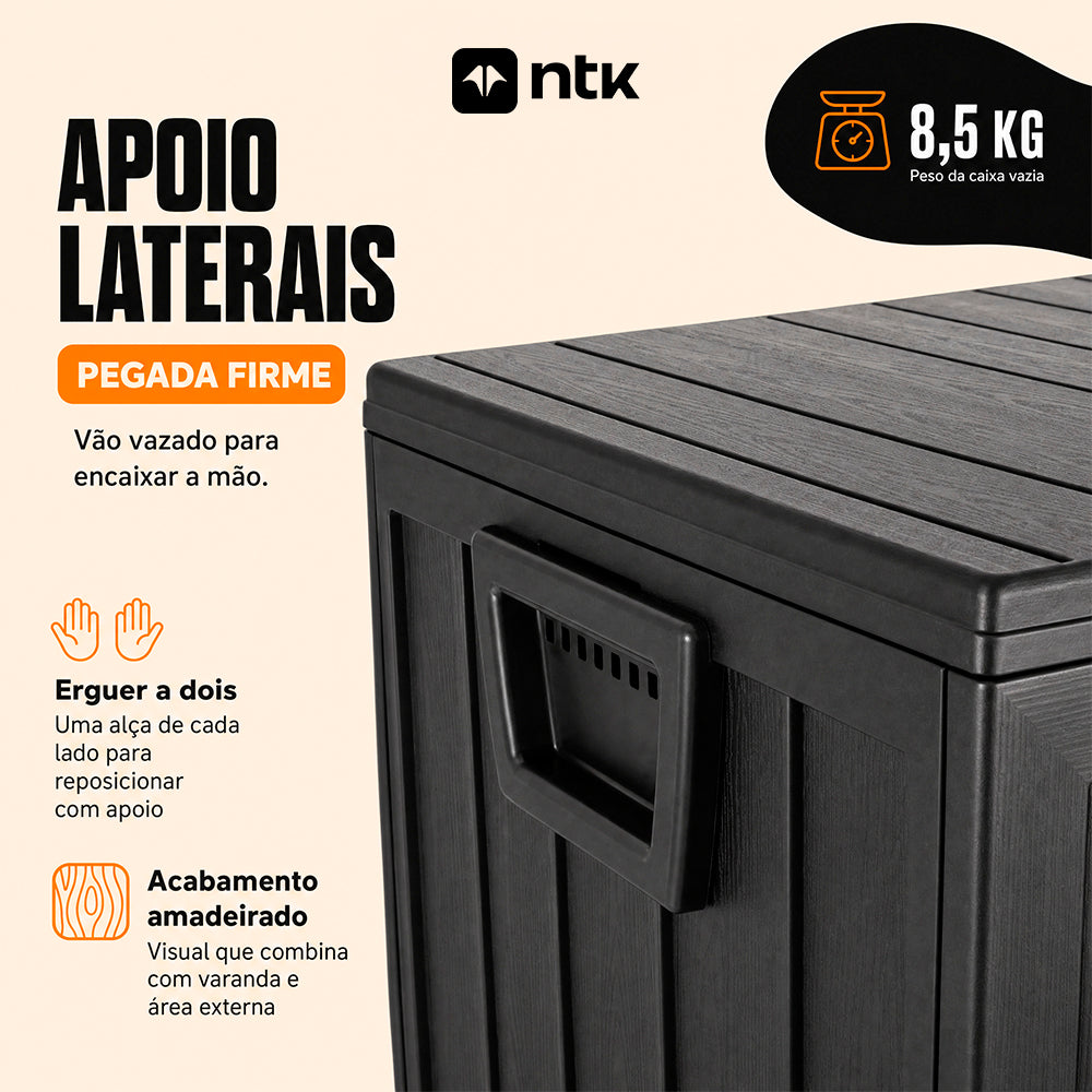Caixa organizadora Robust 290L Preto NTK