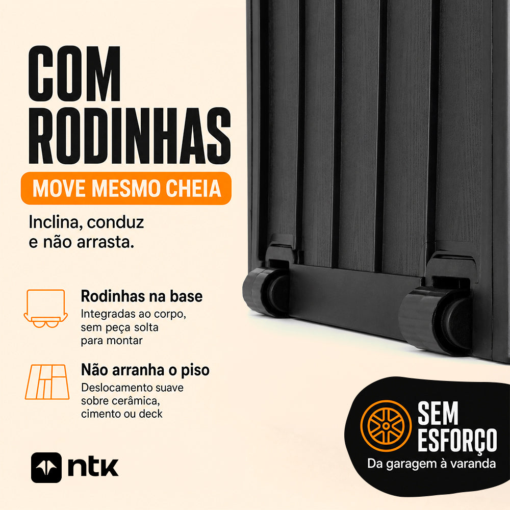 Caixa organizadora Robust 290L Preto NTK