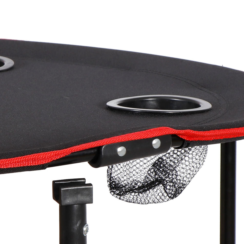 Mesa dobrável com 4 porta copos Lua da NTK