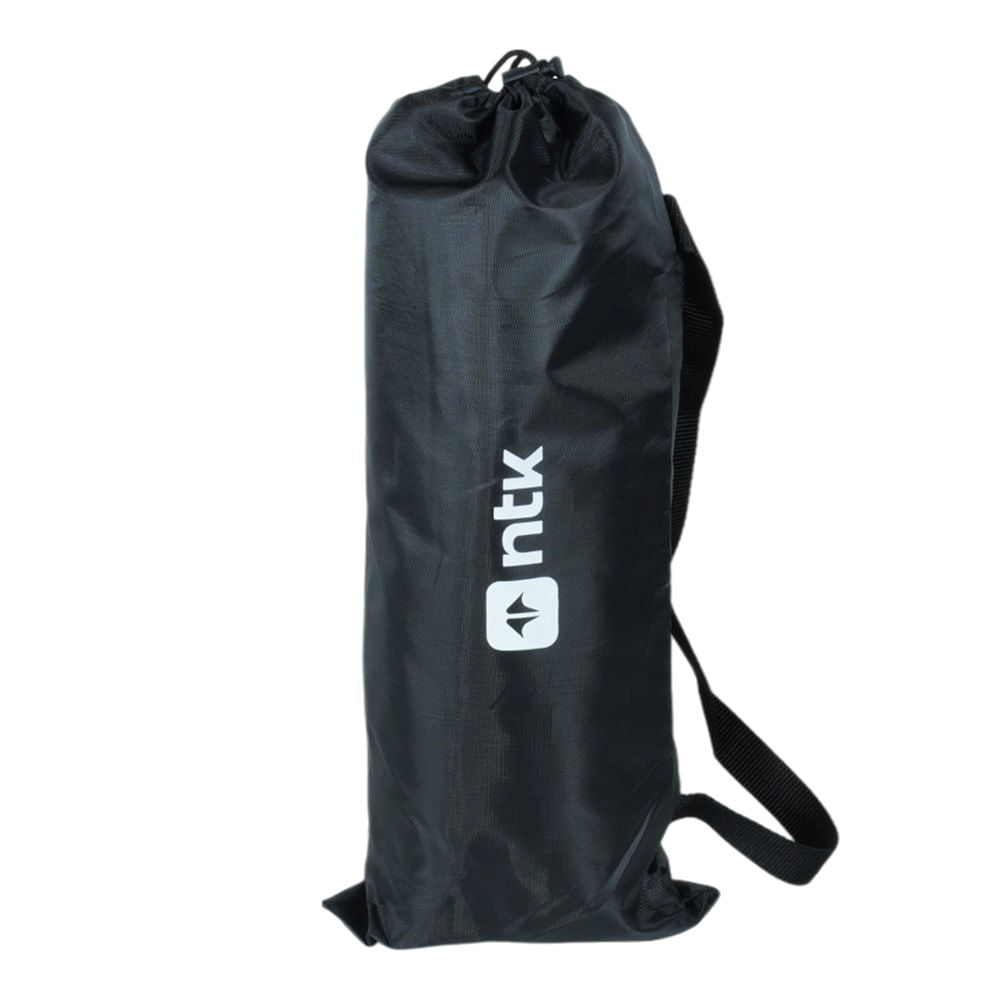 Mesa Dobrável Mobi Estrutura de Aço Porta-copos Preto NTK