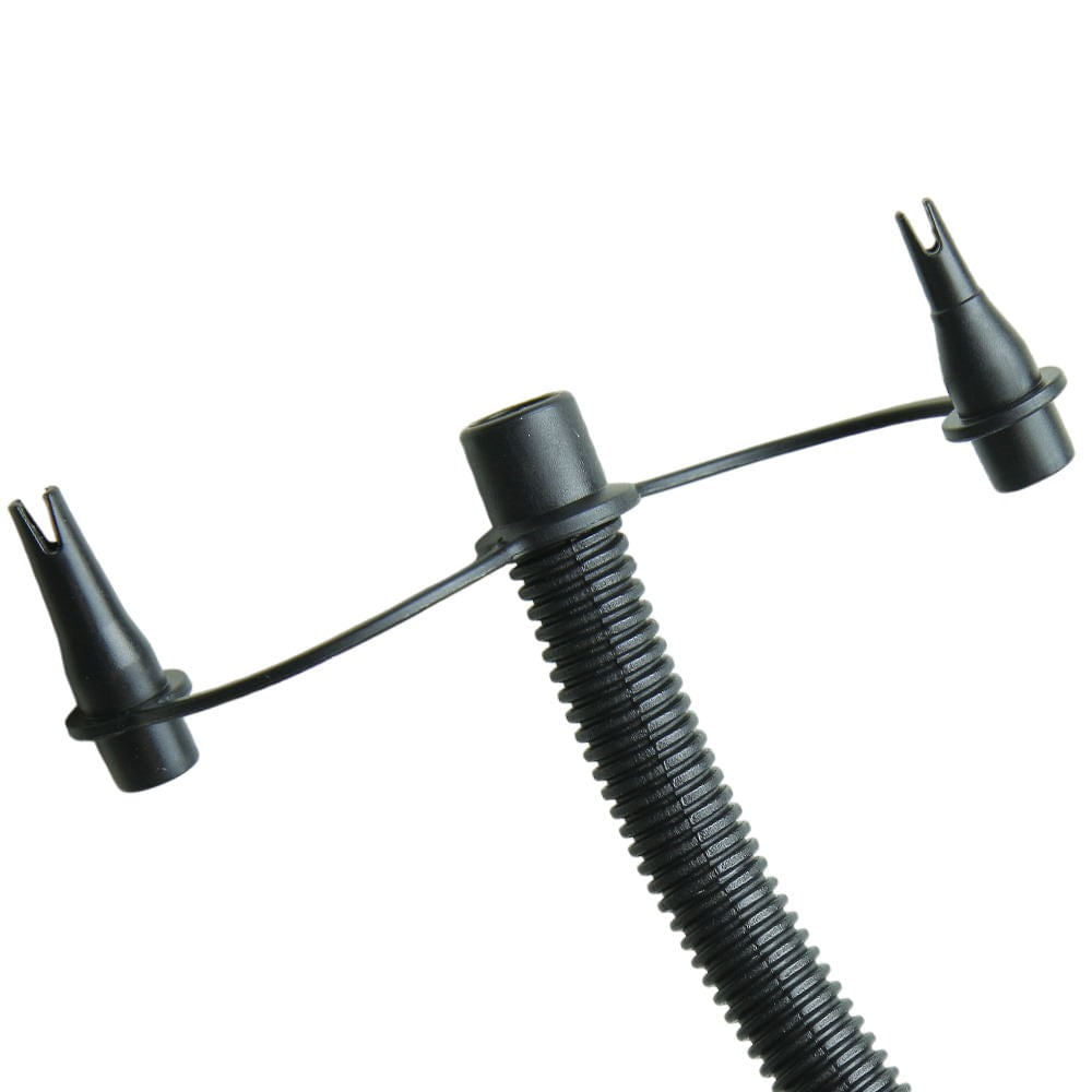Inflador Bomba de Ar Manual Blow com 3 Tipos de Bicos Preto NTK