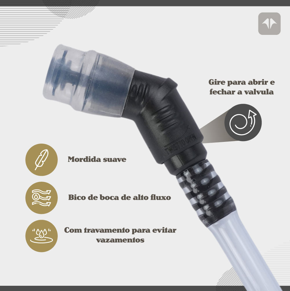 Reservatório de Hidratação Estilo SlideLock Hidrabag 2.0L NTK