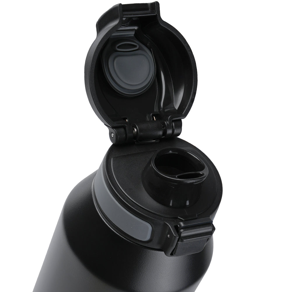 Garrafa Térmica Isomax Rocket 1L NTK em Aço Inox Conserva Bebidas 24h Geladas e 8h Quentes