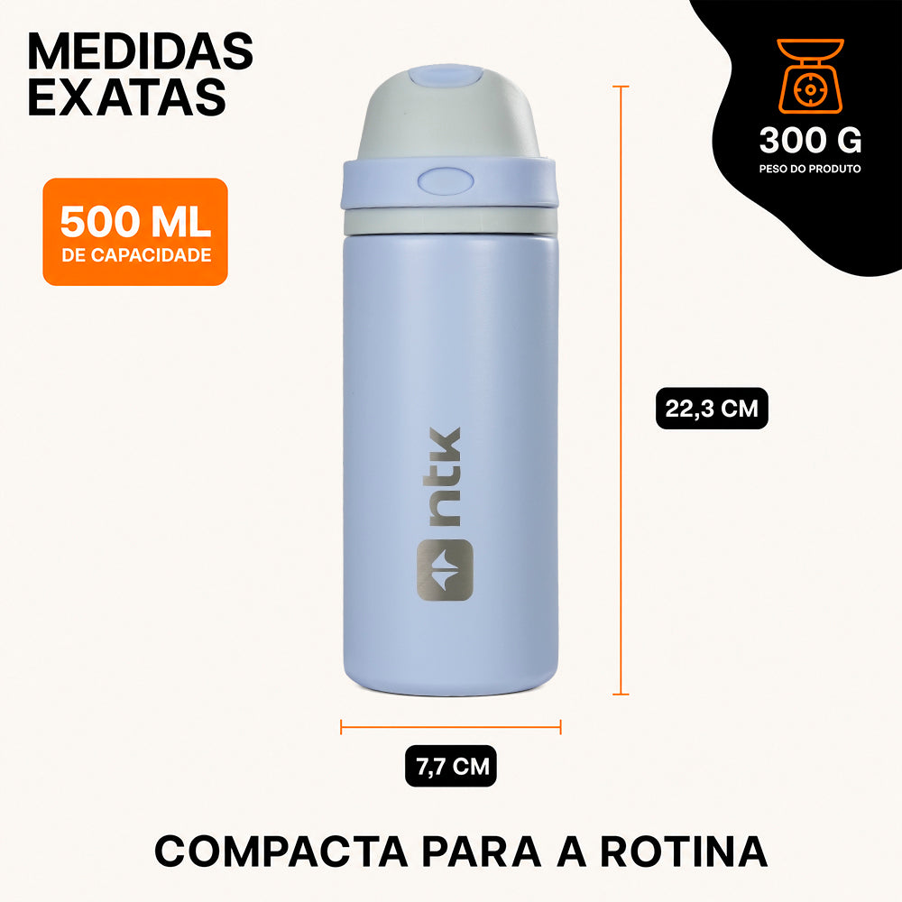 Garrafa Térmica Isomax Straw 500ml NTK