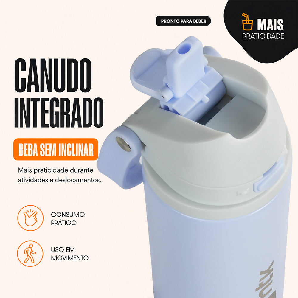 Garrafa Térmica Isomax Straw 500ml NTK