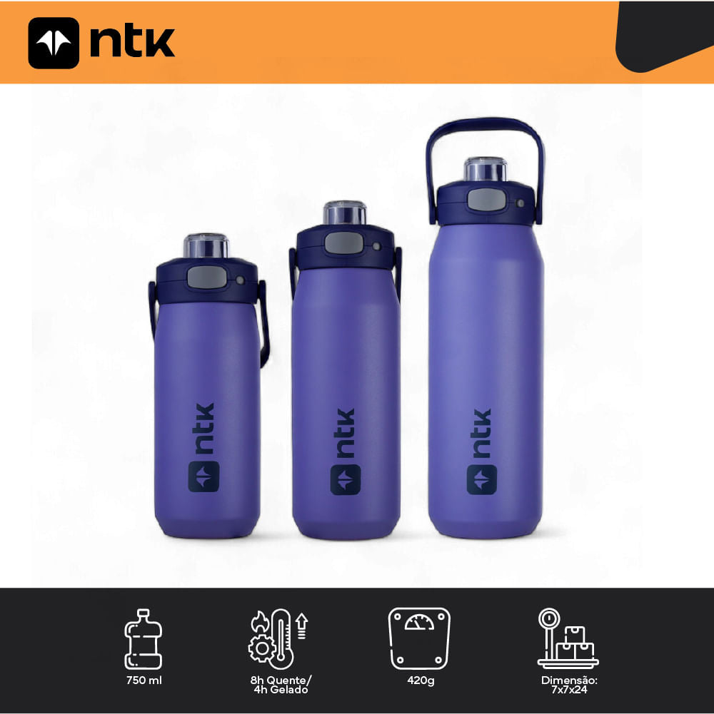 Garrafa Térmica 750 ml Isomax Color NTK