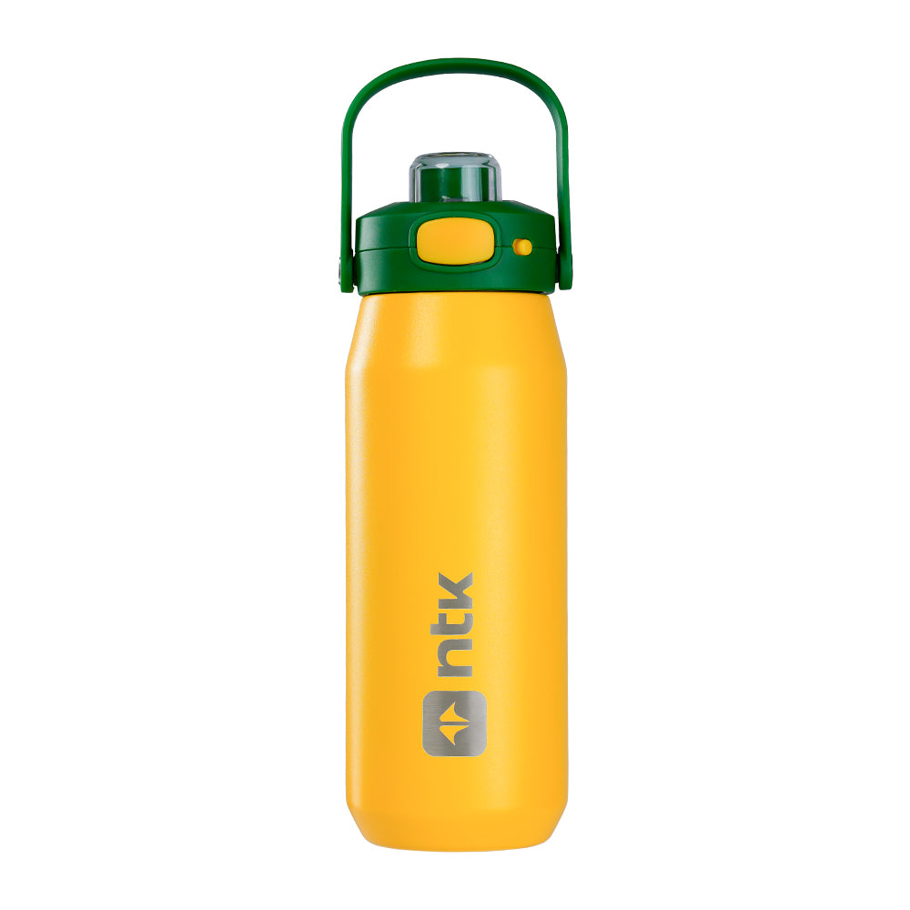 Garrafa Térmica Isomax Brasil 750ml NTK Bebidas Geladas por 24h e Quentes por 8h | Especial Copa do Mundo