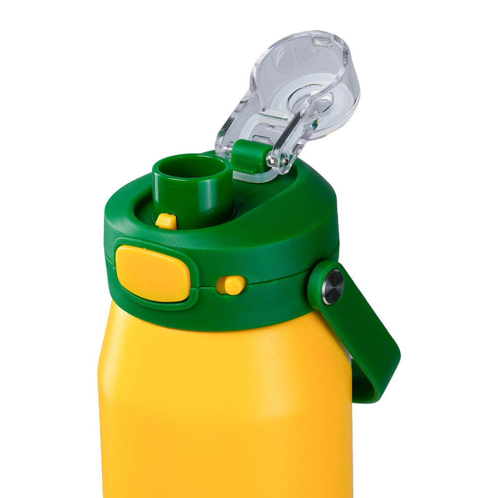 Garrafa Térmica Isomax Brasil 750ml NTK Bebidas Geladas por 24h e Quentes por 8h | Especial Copa do Mundo