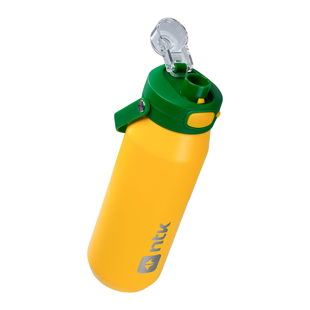 Garrafa Térmica Isomax Brasil 750ml NTK Bebidas Geladas por 24h e Quentes por 8h | Especial Copa do Mundo
