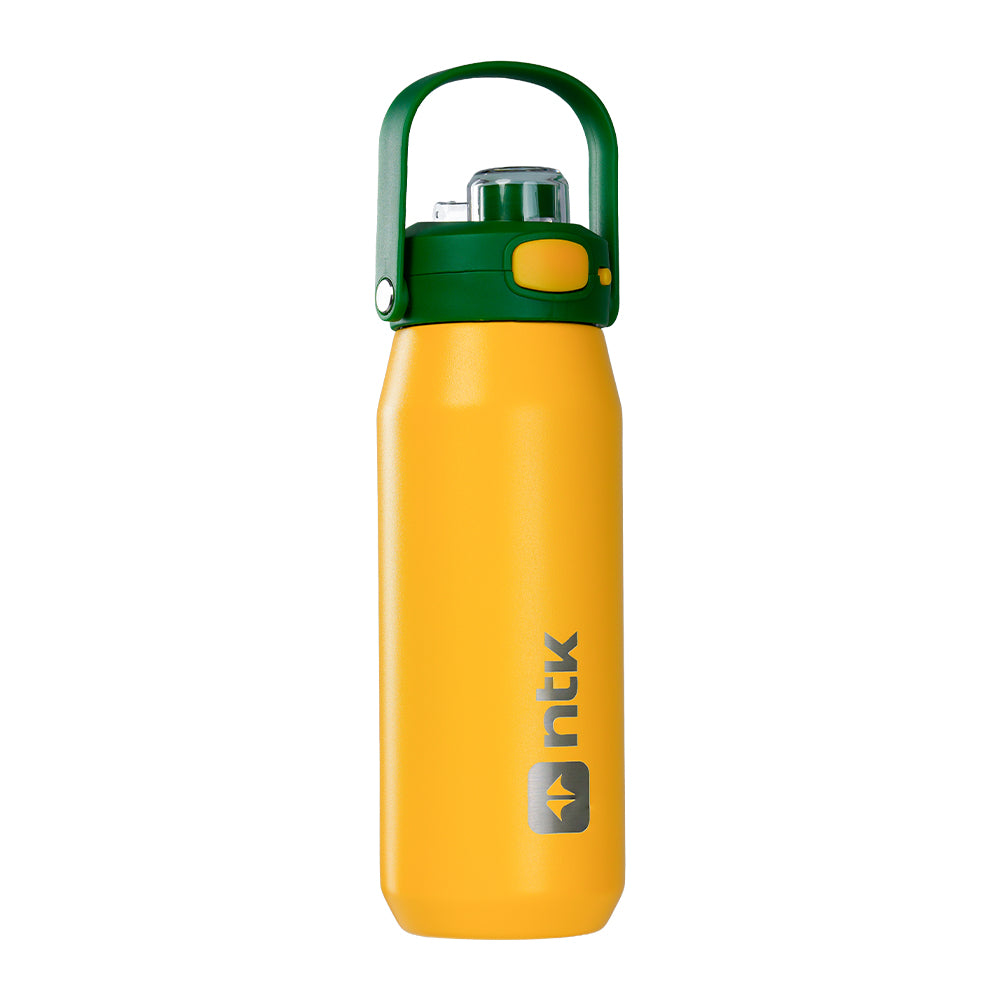 Garrafa Térmica Isomax Brasil 750ml NTK Bebidas Geladas por 24h e Quentes por 8h | Especial Copa do Mundo