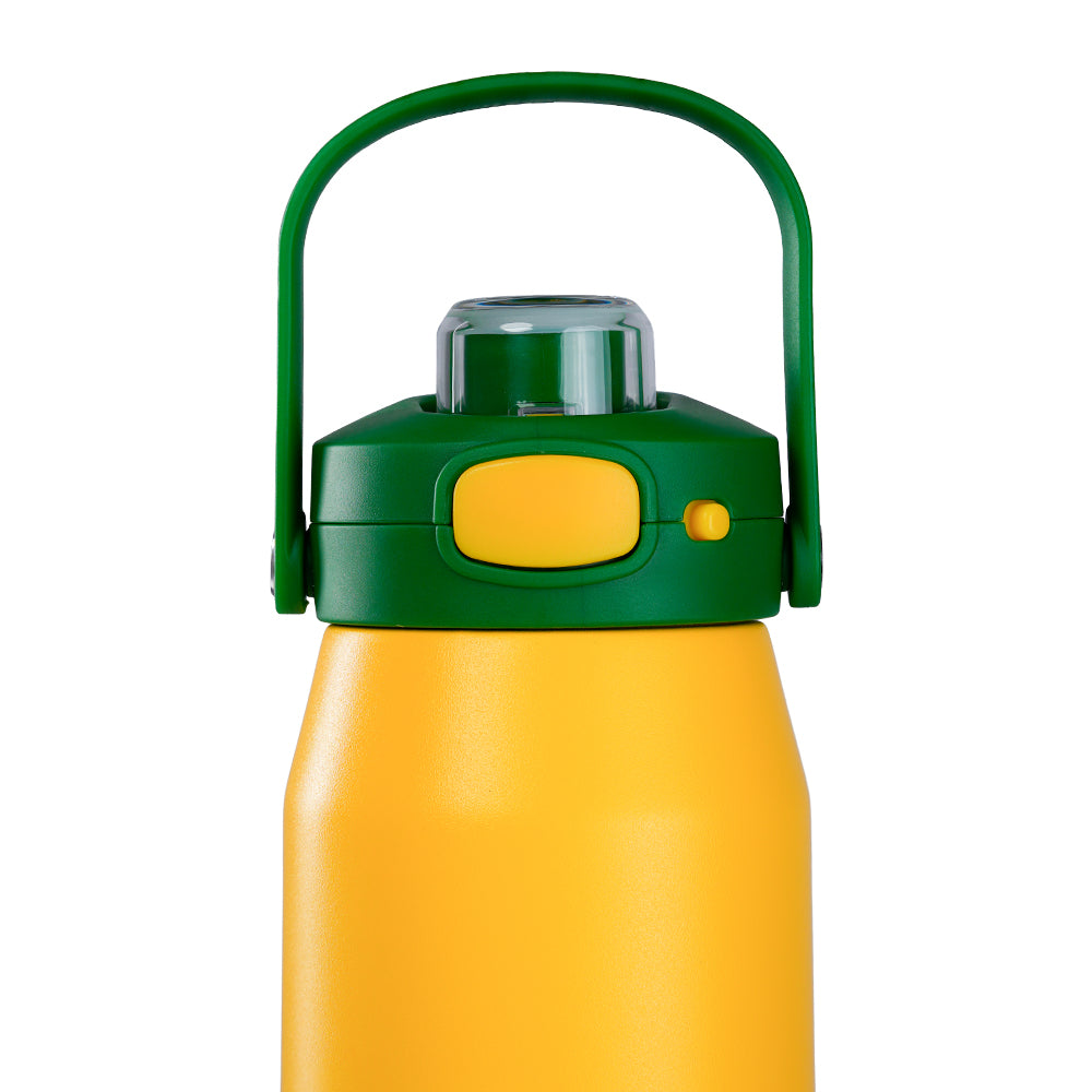 Garrafa Térmica Isomax Brasil 750ml NTK Bebidas Geladas por 24h e Quentes por 8h | Especial Copa do Mundo