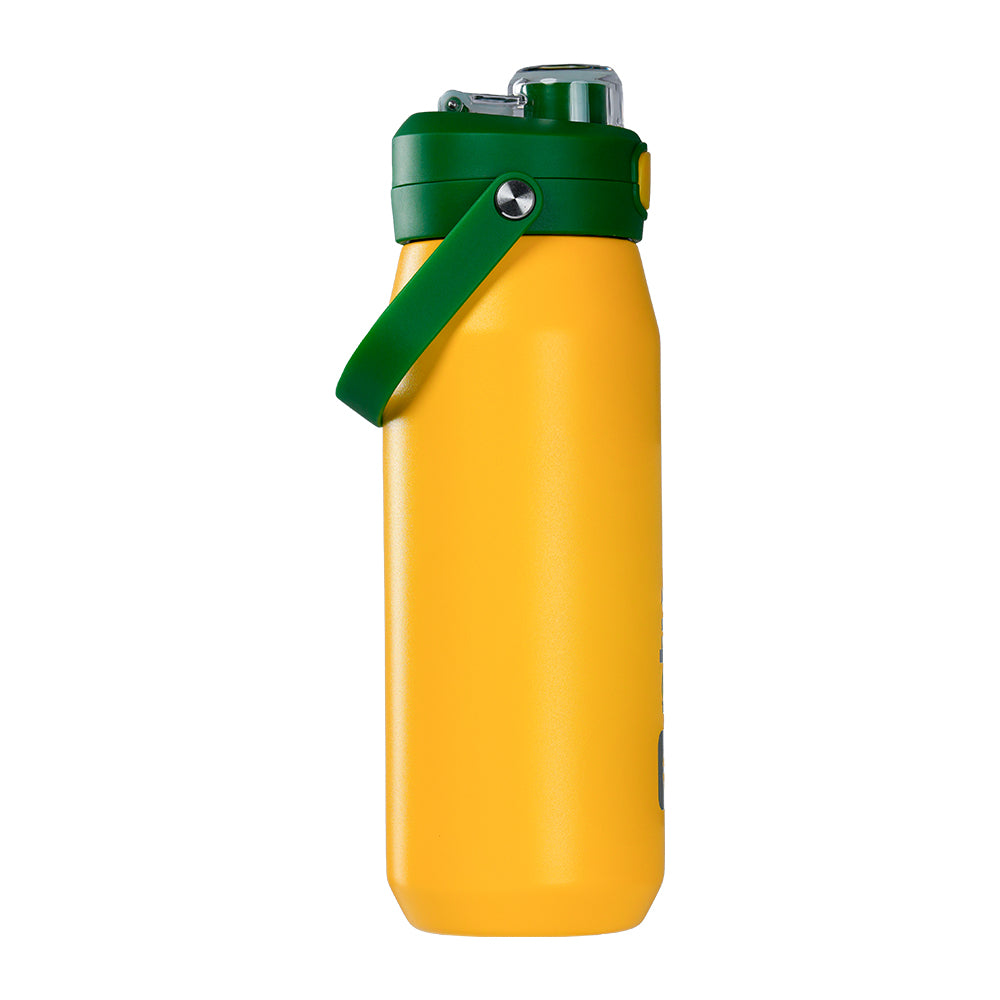 Garrafa Térmica Isomax Brasil 750ml NTK Bebidas Geladas por 24h e Quentes por 8h | Especial Copa do Mundo